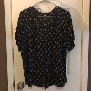 Old Navy Print Blouse/Top. SZ xxl